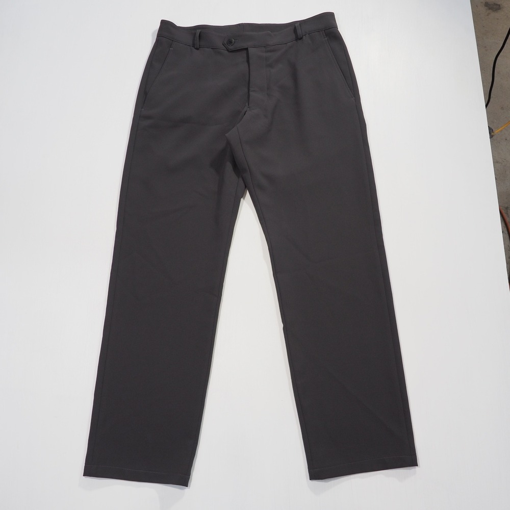 Armani Collezioni Dress Pants Mens 36 Gray Flat Front Trousers Business Career